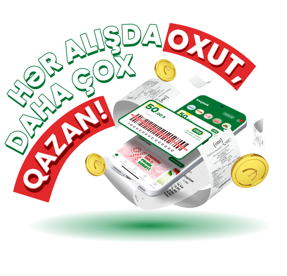 Artıq hər alış-veriş keşbək qazandırır!